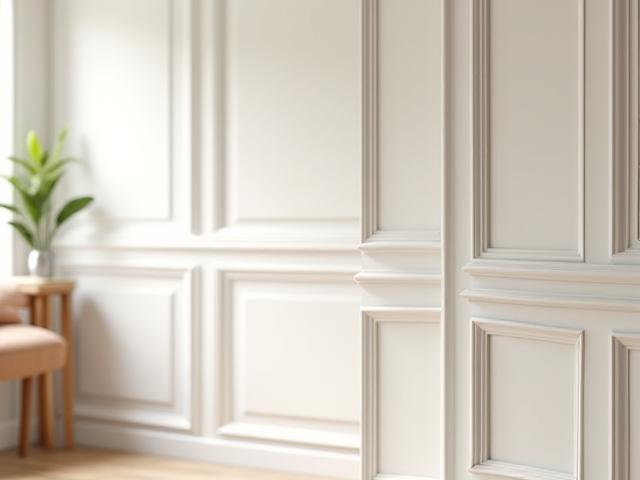 Beautifully installed wainscoting in a hallway