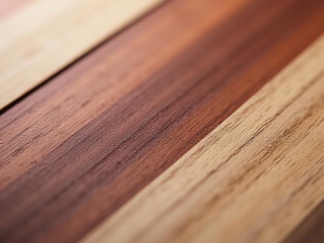 Close-up of premium wood grains including All-Heart Redwood, Sapele Mahogany, and White Oak, suitable for wine cellars